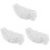 3Pièces Bande Élastique Blanche DIY Corde Stretch Rond Pour Couture 3