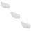 3Pièces Bande Élastique Blanche DIY Corde Stretch Rond Pour Couture 9