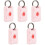 5Pcs Pink Locator Protective Covers Tpu Anti-Scratch Protective Case 2
