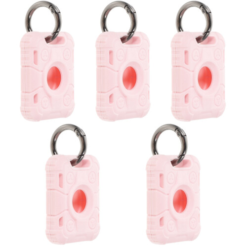 5Pcs Pink Locator Protective Covers Tpu Anti-Scratch Protective Case 1