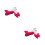 2Pièces Rose Coton Pour 4