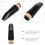 5Pièces Bec Remplacement Saxophone Alto Bakélite Durable Noir 4