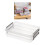 Plastic Storage Bins With Snap Tight Latches Portable Project Case Stackable Storage Containers Clear File Box For Organizing A4Paper Durable 6