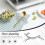 8Pcs Creative Silver Cutlery Storage Stands Fork Spoon Holders 5