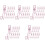 50Pièces Pinces À Linge En Acier Inoxydable Rose Pour Usage 5
