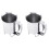 2Pcs Silver Batter Dispenser Funnel for Pancakes Cupcakes Baking Tool 3