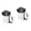 2Pcs Silver Batter Dispenser Funnel for Pancakes Cupcakes Baking Tool 5