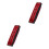 2Pièces Harmonica Musical Instruments Mini Rouge Débutants Kids 11