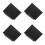 4Pièces Ardoise Double Face Bambou Noir Pour Notes Et Messages 6