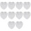 10Pcs Compact Transparent Hamster Bowls Safe Replaceable Pet Bowls 7