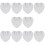 10Pcs Compact Transparent Hamster Bowls Safe Replaceable Pet Bowls 8