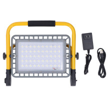 Refletor LED de alto lúmen com alça ajustável em 180 graus, design à prova d'água e dobrável, ideal para reparos automotivos em garagens e