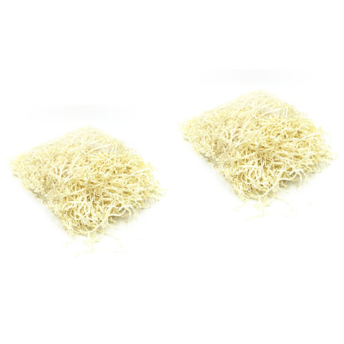 2Pcs Bulk Crinkle Paper Shred Beige for Gift Wrapping and Display 2