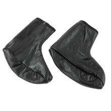 Durable Leather Zipper Socks, Waterproof Unisex Thermal Prayer Socks Fleeced Lined Long-Lasting Muslim Socks for Winter Worship and Active Lifestyles
