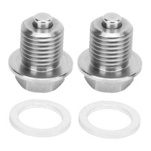 Neodymium Magnetic Oil Drain Plug Stainless Steel Engine Protector M14x1.5Thread Corrosion Resistant Durable Build High Temperature Resistance