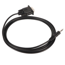 Serial Cable DB9 Male to DC3.5mm Male RS232 Portable PVC Easy Connect