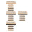 16Pièces Tableau Bois Écologique Khaki Pour Maison 10
