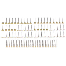 Deburring Tools Surface Finishing Brushes Rust Removal Kits Brass Wire Wheel Brushes For Rotary Tool Systems Compatible With Drill Press Equipment