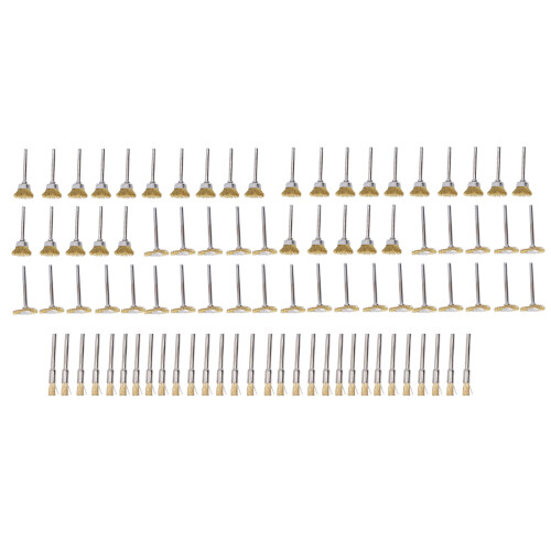 Deburring Tools Surface Finishing Brushes Rust Removal Kits Brass Wire Wheel Brushes For Rotary Tool Systems Compatible With Drill Press Equipment
