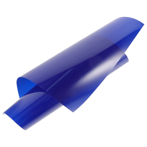 Vinyle Thermocollant 3D Puff Bleu Tpu Résistant DIY 1