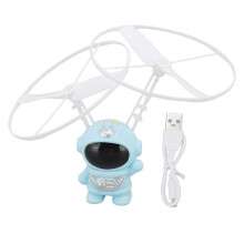 Smart AI Chip Flying Orb Ball Toy with Boomerang Return Function, Gyroscope Tech Indoor Outdoor Use Dual Blade Lightweight Design Enclosed Rotors USB