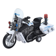 Wonderful Gift For Kids Police Motorbike Toy Authentic Motorcycling Uniform Spring-Loaded Swinging Fork Folding Side Stand Realistic Design Toy Set