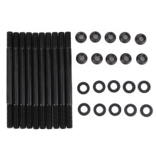 Cylinder Head Stud Kit For Honda Civic SOHC Heat Treated Threads Black Oxide Finish Strong Clamping Force Replaces208-4305Easy Disassembly Design