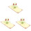 6Pcs Multi Color Up Greeting Cards Handmade for 3