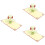 6Pcs Multi Color Up Greeting Cards Handmade for 6