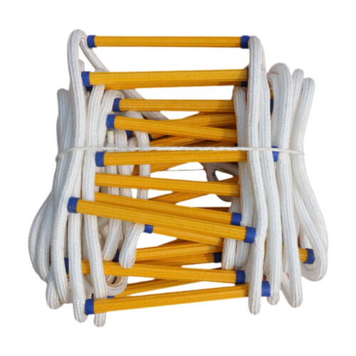 16ft Emergency Fire Escape Ladder Reusable Sturdy 5M Lightweight Multifunctional 2