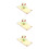 6Pcs Multi Color Up Greeting Cards Handmade for 8