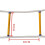 16ft Emergency Fire Escape Ladder Reusable Sturdy 5M Lightweight Multifunctional 7