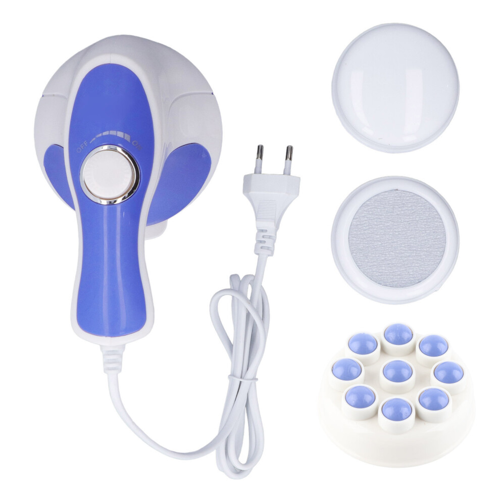 Ergonomic Handheld Massage Roller for Full Body Muscle Recovery, Multi Function Manual Massager with3Attachments, Ideal for Stress Relief and