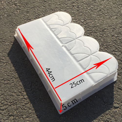 2Pcs Multi-Use Plastic Cement Brick Mold Durable White Tool 1