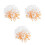 600Pièces Outils De Distribution Mesure Orange Inoxydable 3