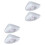 4Pcs Ceramic Tea Smooth Surface Tea Accessories 4