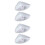 4Pcs Ceramic Tea Smooth Surface Tea Accessories 6