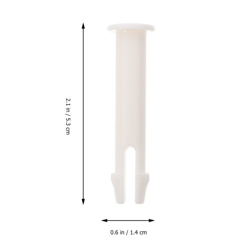 Pool Cylindrical Plastic Connectors 12pcs 2.10.60.6in 1