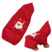 Completo per animali domestici Maglione per cani Tema festivo natalizio Lavabile in lavatrice Costume di Natale Morbido Abbigliamento invernale per