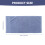 Large Bathroom Cotton Face Towel Soft Blue Washcloth 2