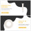 Pool Cylindrical Plastic Connectors 12pcs 2.10.60.6in 7