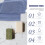 Large Bathroom Cotton Face Towel Soft Blue Washcloth 5