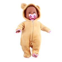 Sicherheitsgeprüfte Neugeborenen-Babypuppe in Geschenkbox, weicher Körper, kreatives Spielen, süße kleine Puppe mit passendem Hütchen und