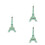 3Pièces Puzzle Bois Vert 3D Tour Eiffel Jouet Ludo-Éducatif 5