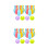 4Sets Children Bowling Toy Durable Plastic Assorted Color Bowling Set 11