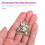 200Pcs White Mini Doll Clothes Claw Rivets DIY Decorative Studs 3