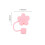 50Pièces Couvre- Silicone Rose Protection Réutilisable 4