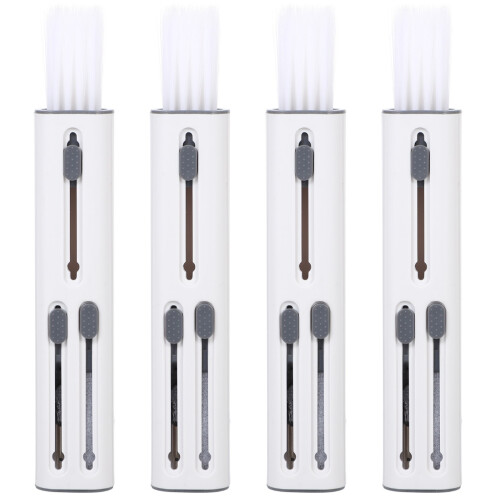 4Ensembles Brosse Nettoyage Casque Souple Nettoyeur Électronique Multi 2