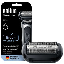 Cabezal de afeitado Braun 053211 Negro, Acero inoxidable