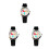 3Pièces Enfants Motif Quartz Noir Confortable Durable 7
